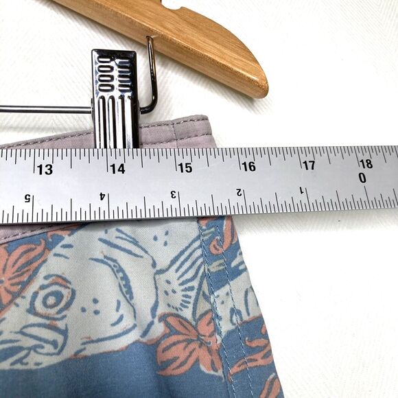 Katin Surf Co Lightweight Snap Fly Board, Swim Shorts. Fish Print, Men's 29, EUC - Picture 3 of 11